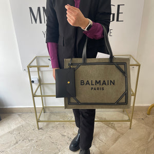 Borsa B-Army 42 Kaki/Noir Balmain