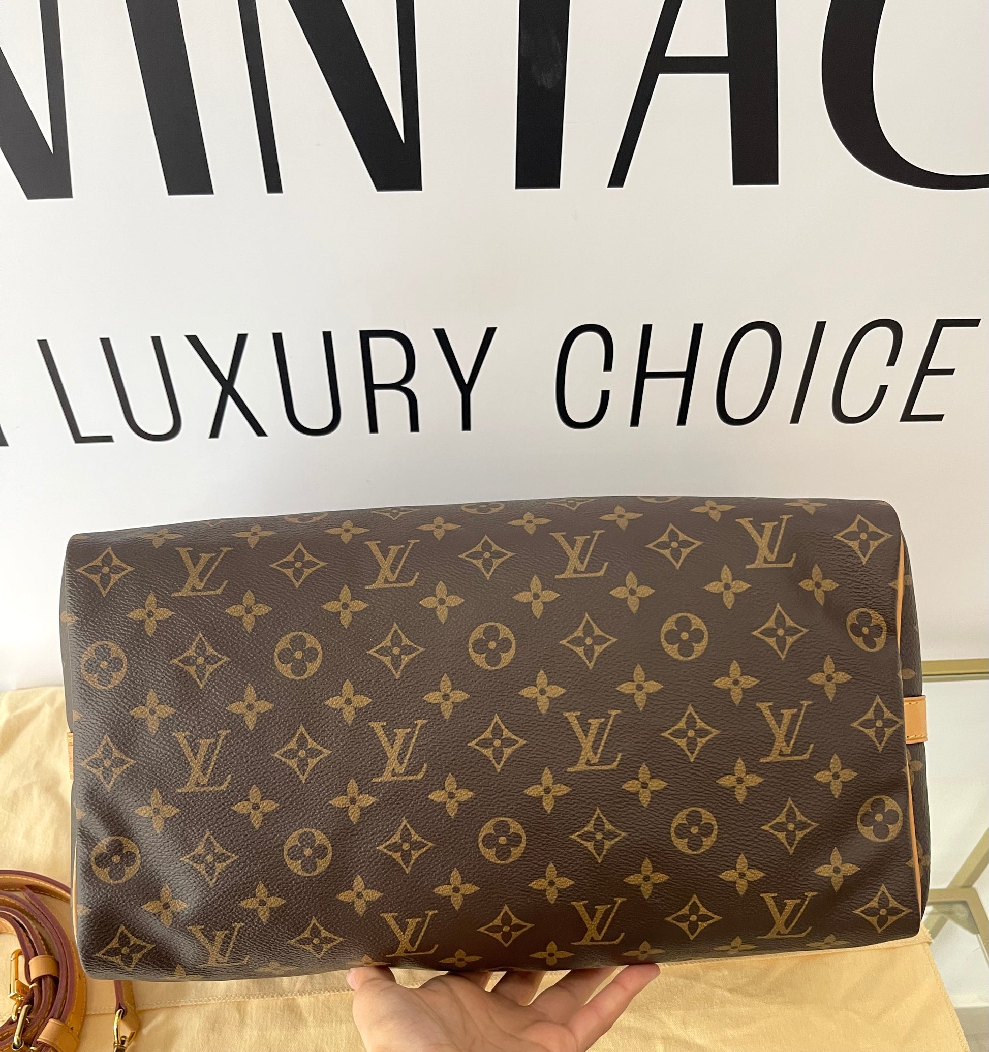 Borsa Speedy 35 Bandoulière Monogram Louis Vuitton