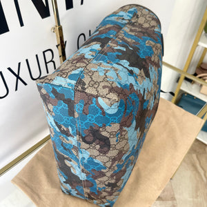 Borsa Shopping Camouflage GG Supreme Gucci