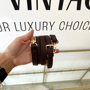 Tracolla No Brand in pelle marrone