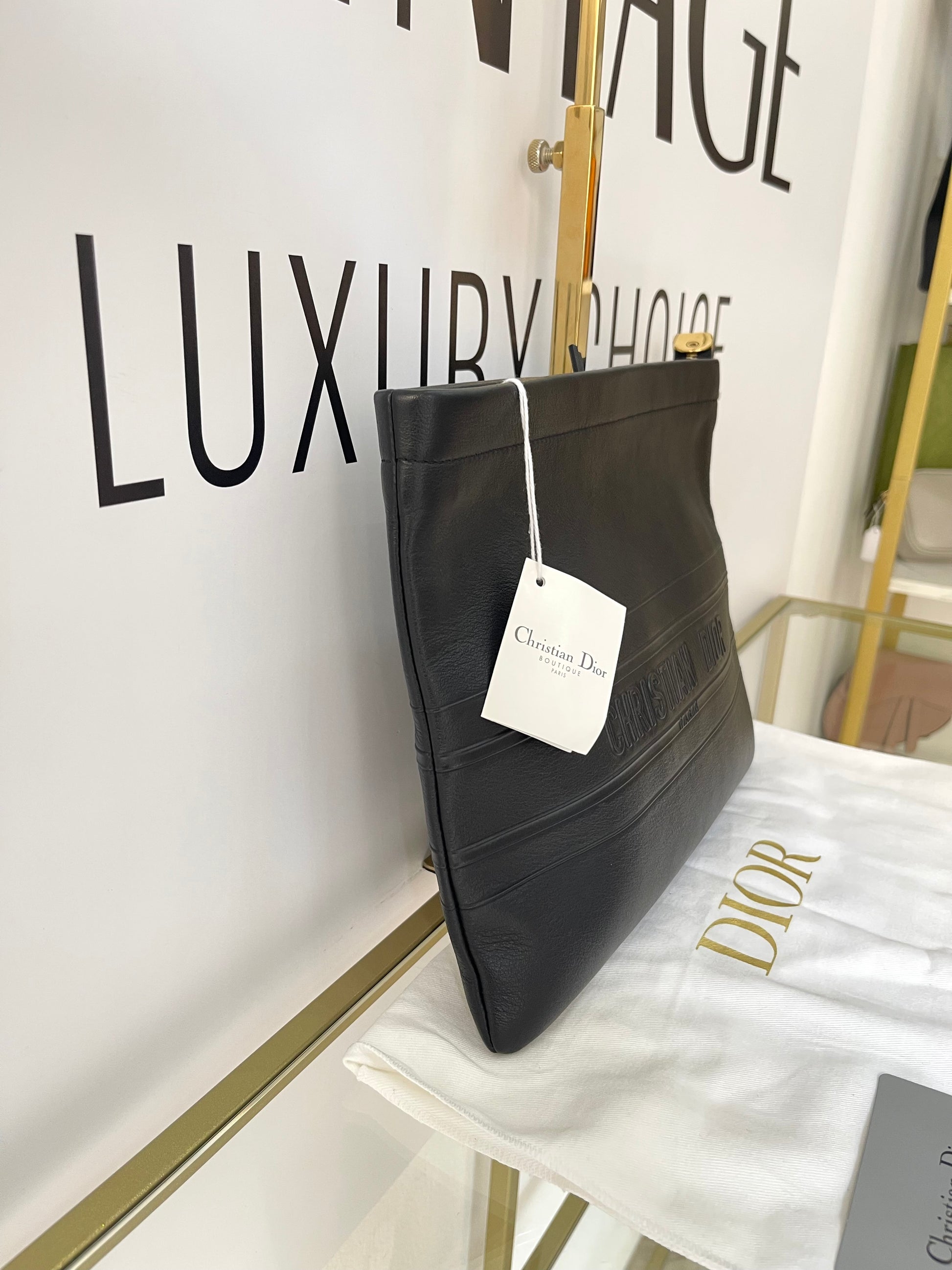 Pochette Stripe Pouch Christian Dior