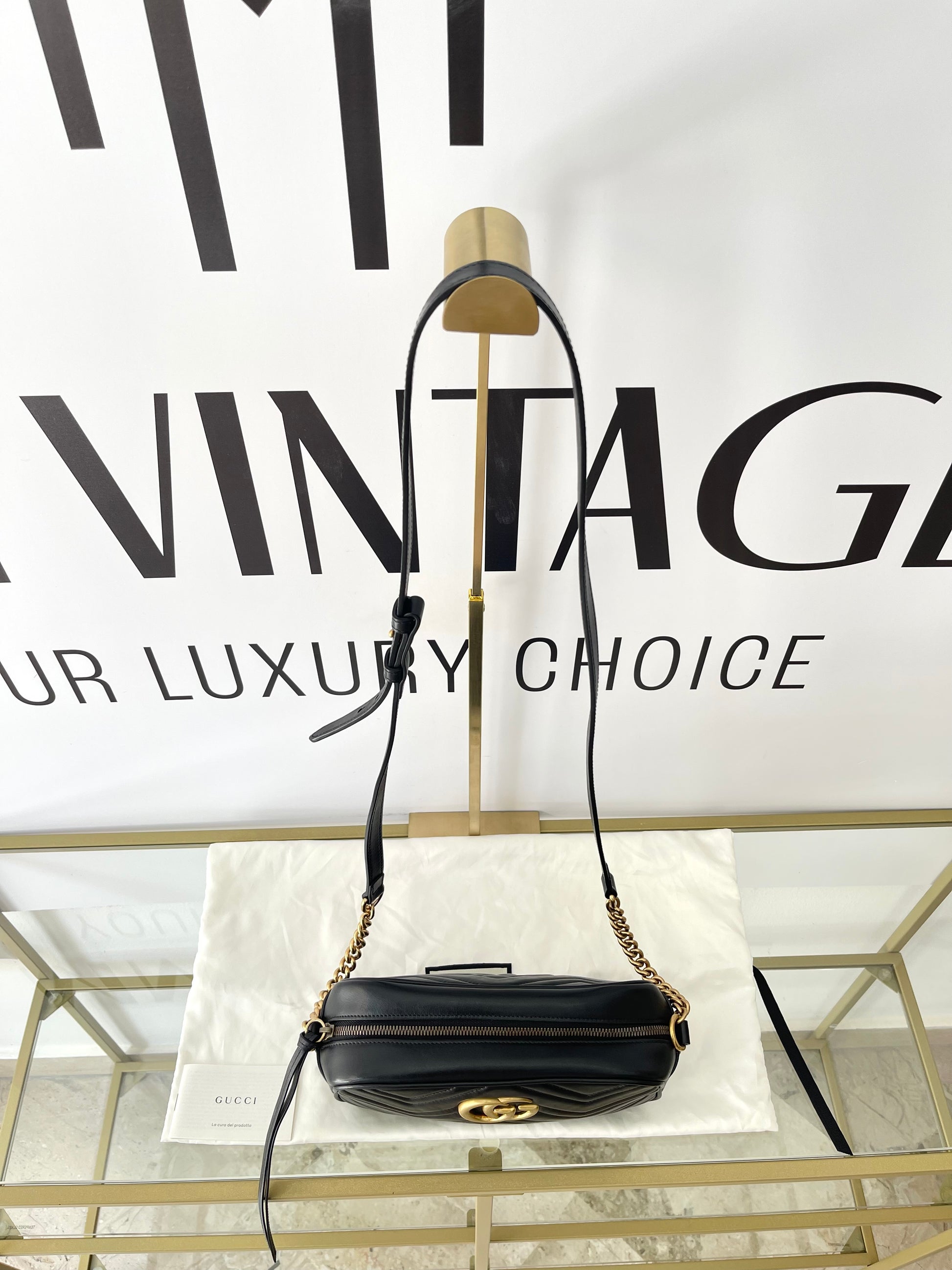 Borsa Camera Bag GG Marmont Matelassé Gucci