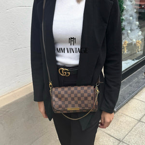 Borsa Favorite PM Damier Ébène Louis Vuitton