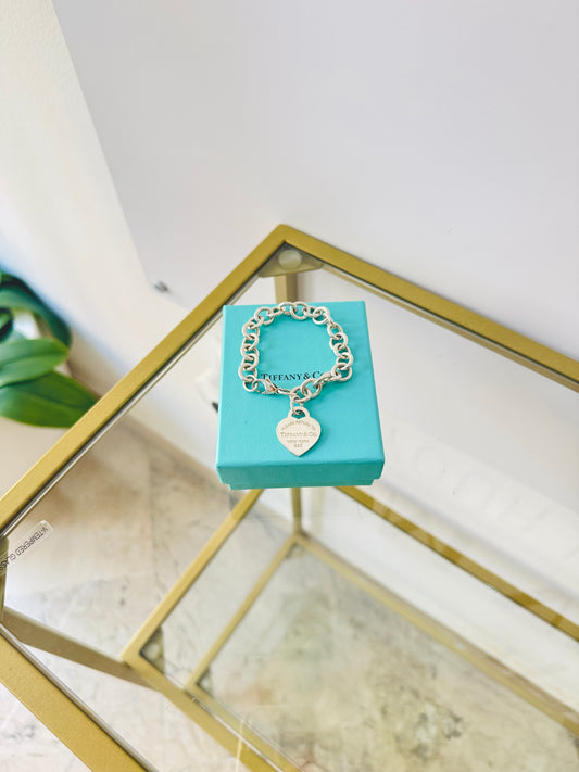 Bracciale a maglie cuore M Tiffany