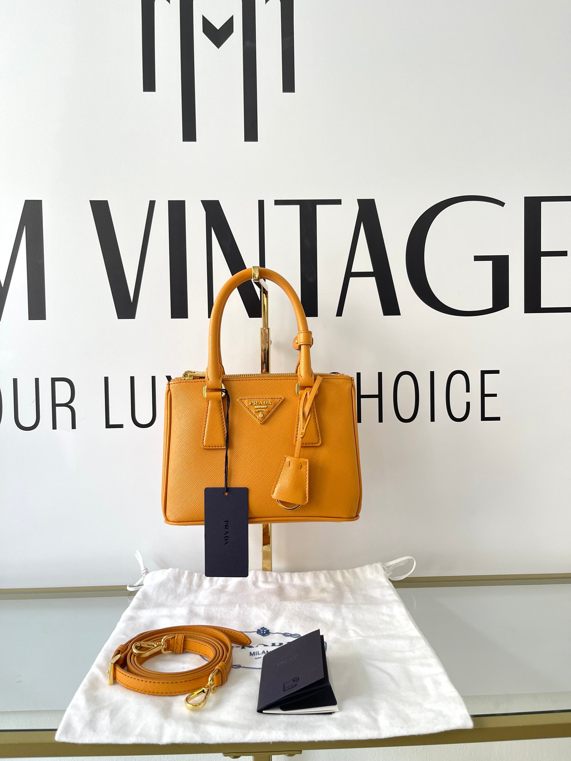 Borsa Galleria Mini in Saffiano Prada