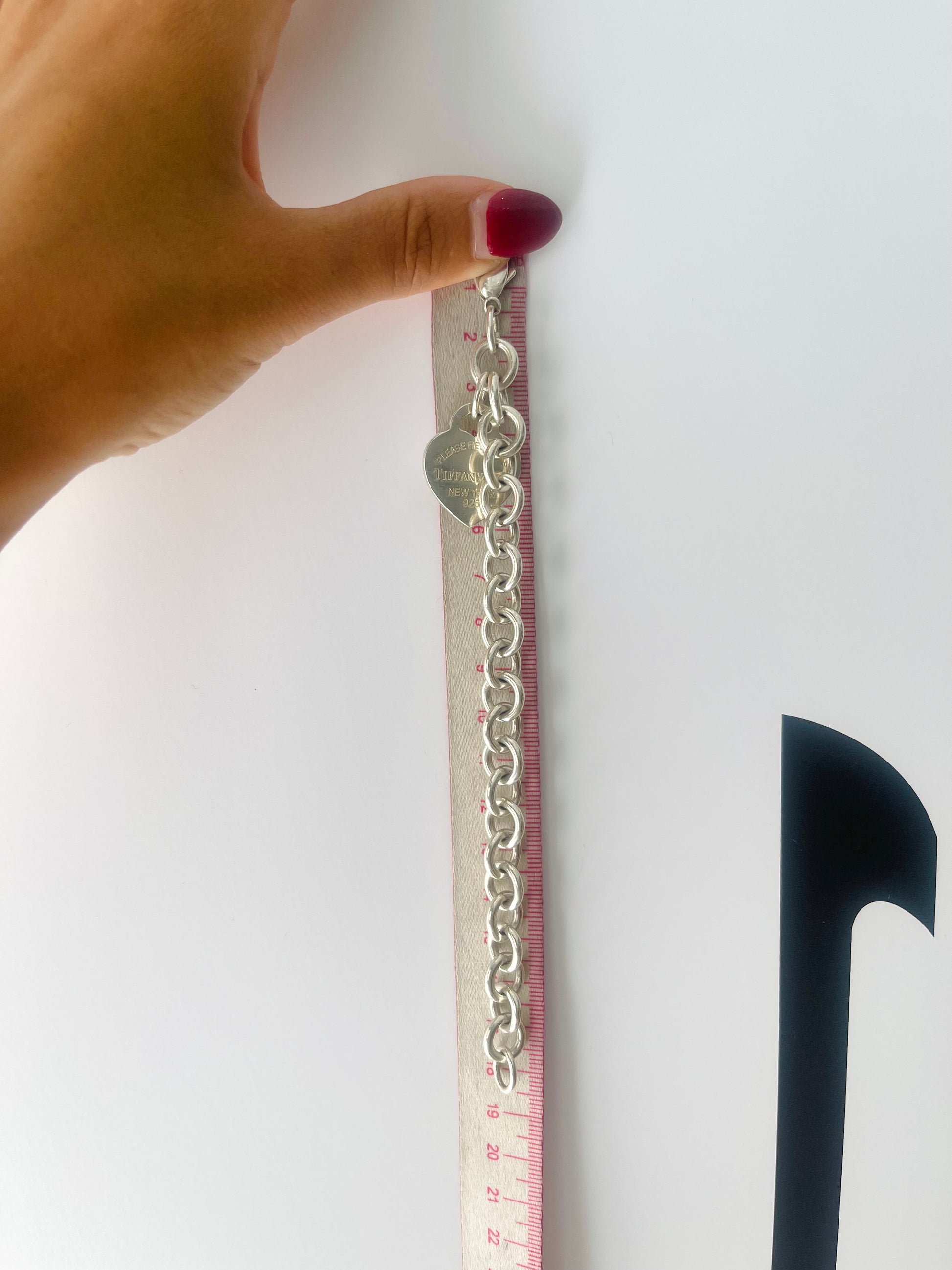 Bracciale a maglie cuore M Tiffany