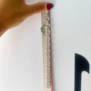 Bracciale a maglie cuore M Tiffany