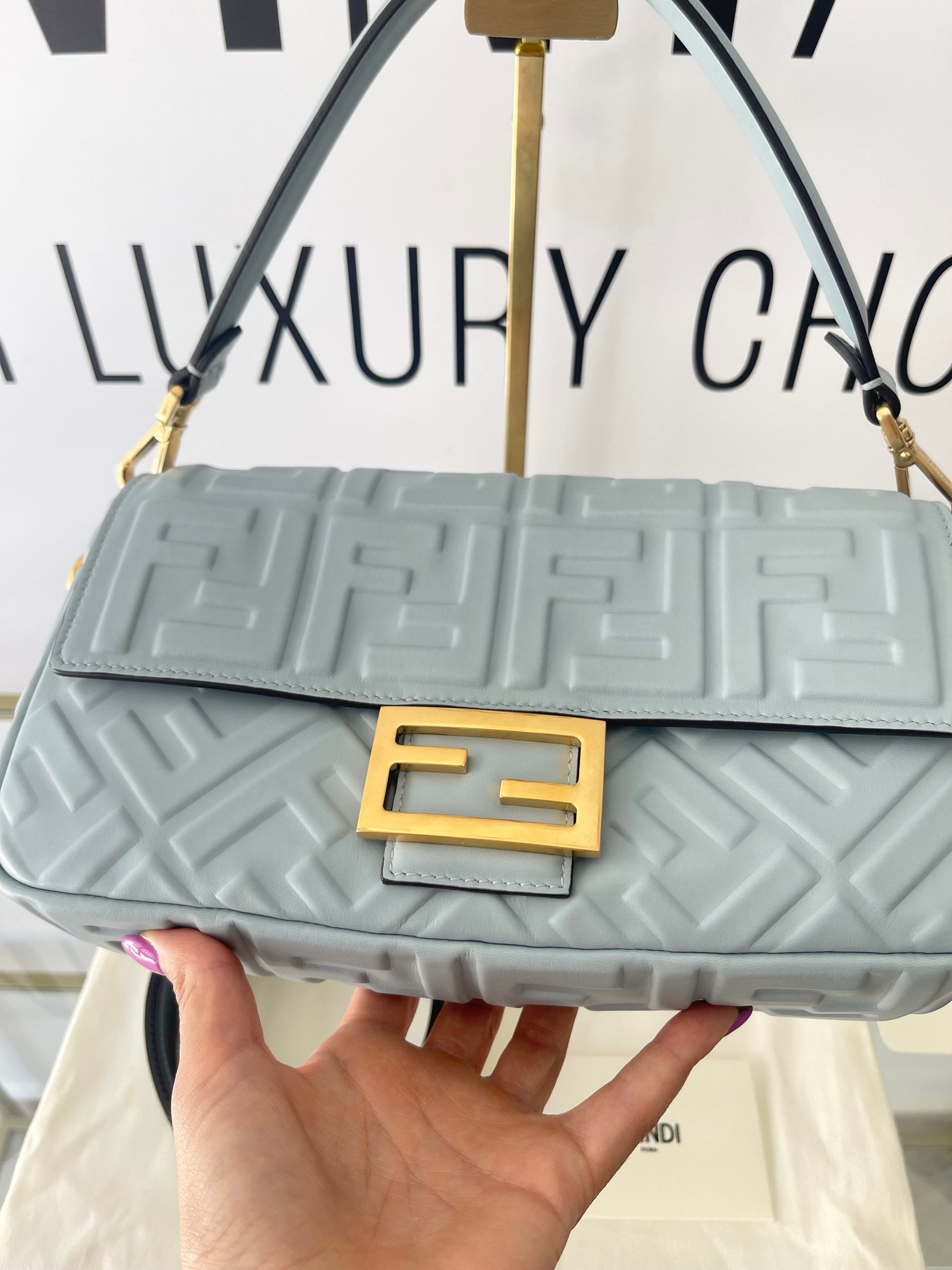 Borsa Baguette FF Fendi
