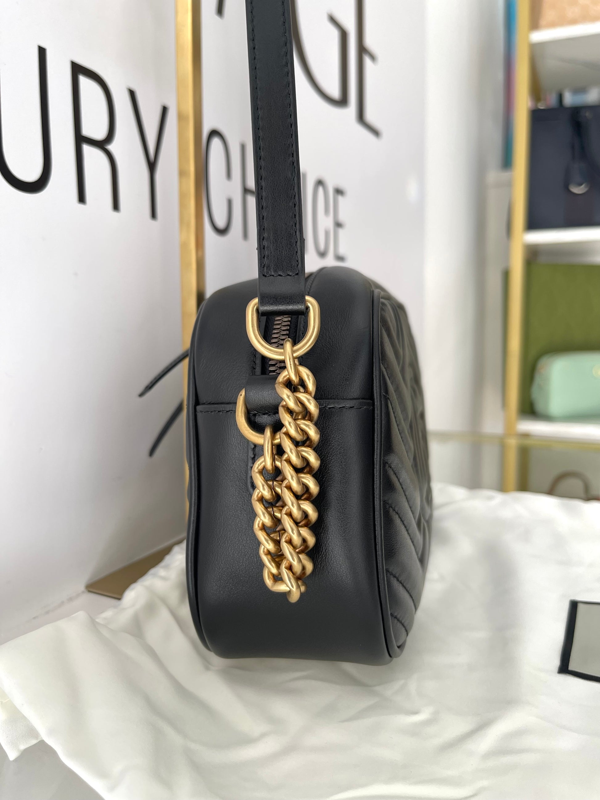 Borsa Camera Bag GG Marmont Matelassé Gucci