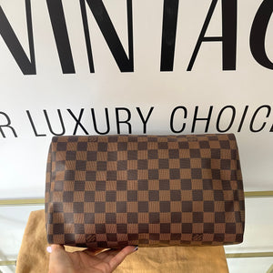 Borsa Speedy 30 Damier Ebène Louis Vuitton