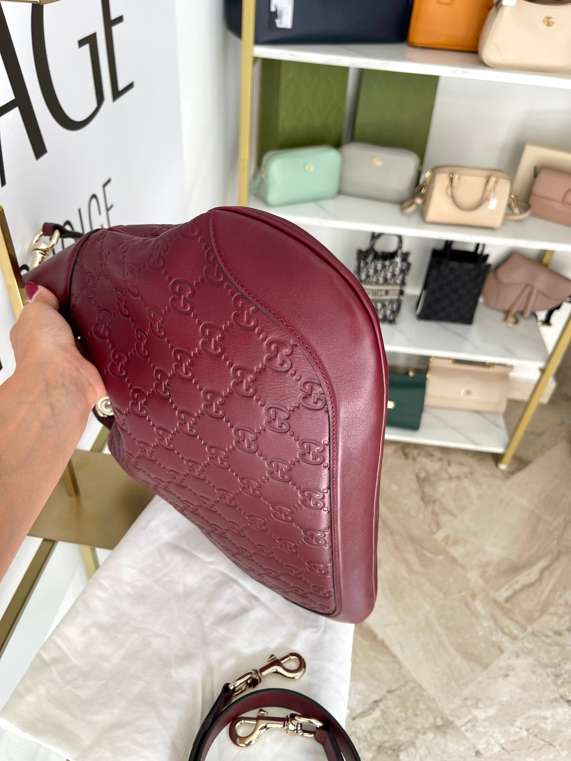 Borsa Hobo B Medium Gucci