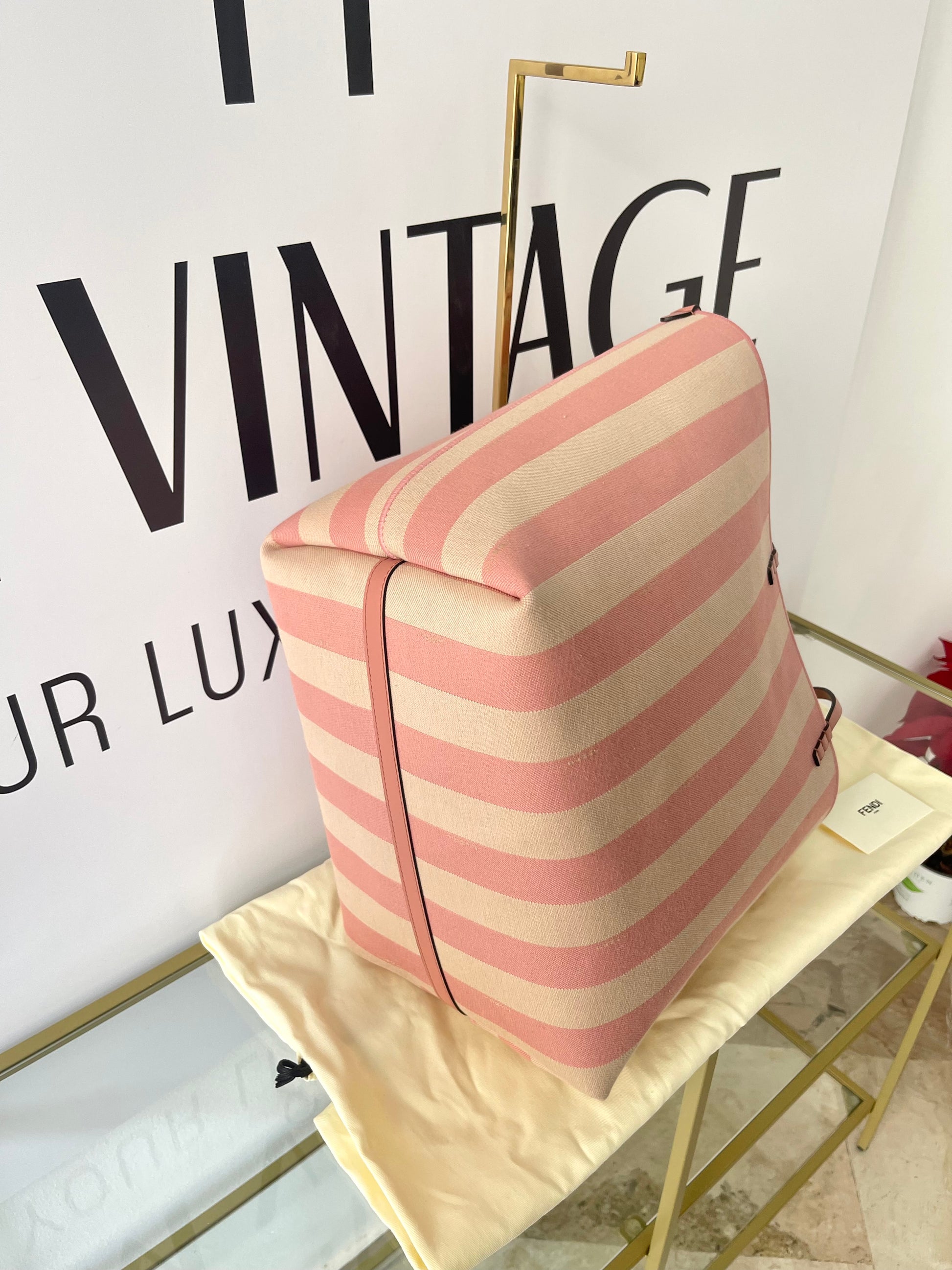 Borsa Shopping Roll Large reversibile Fendi