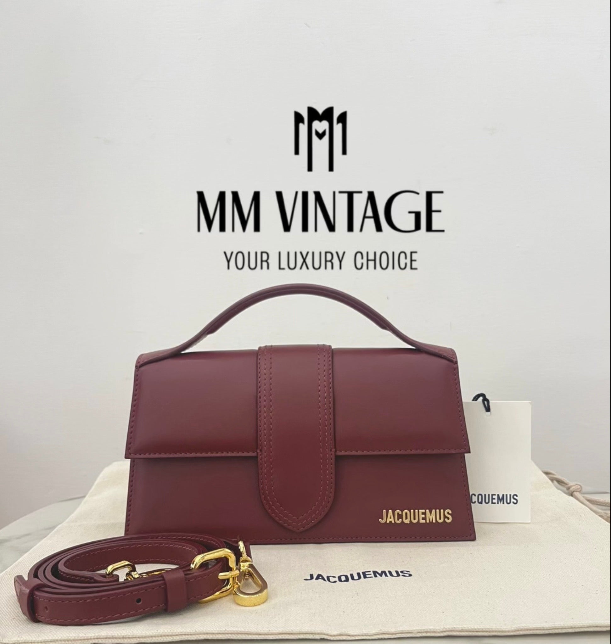 Borsa Le Grand Bambino Bordeaux Jacquemus