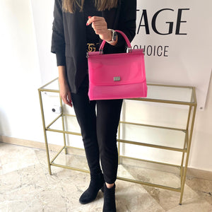 Borsa Sicily Pink Dolce & Gabbana