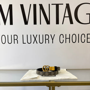 Cintura reversibile GG Marmont Supreme 2 cm Gucci