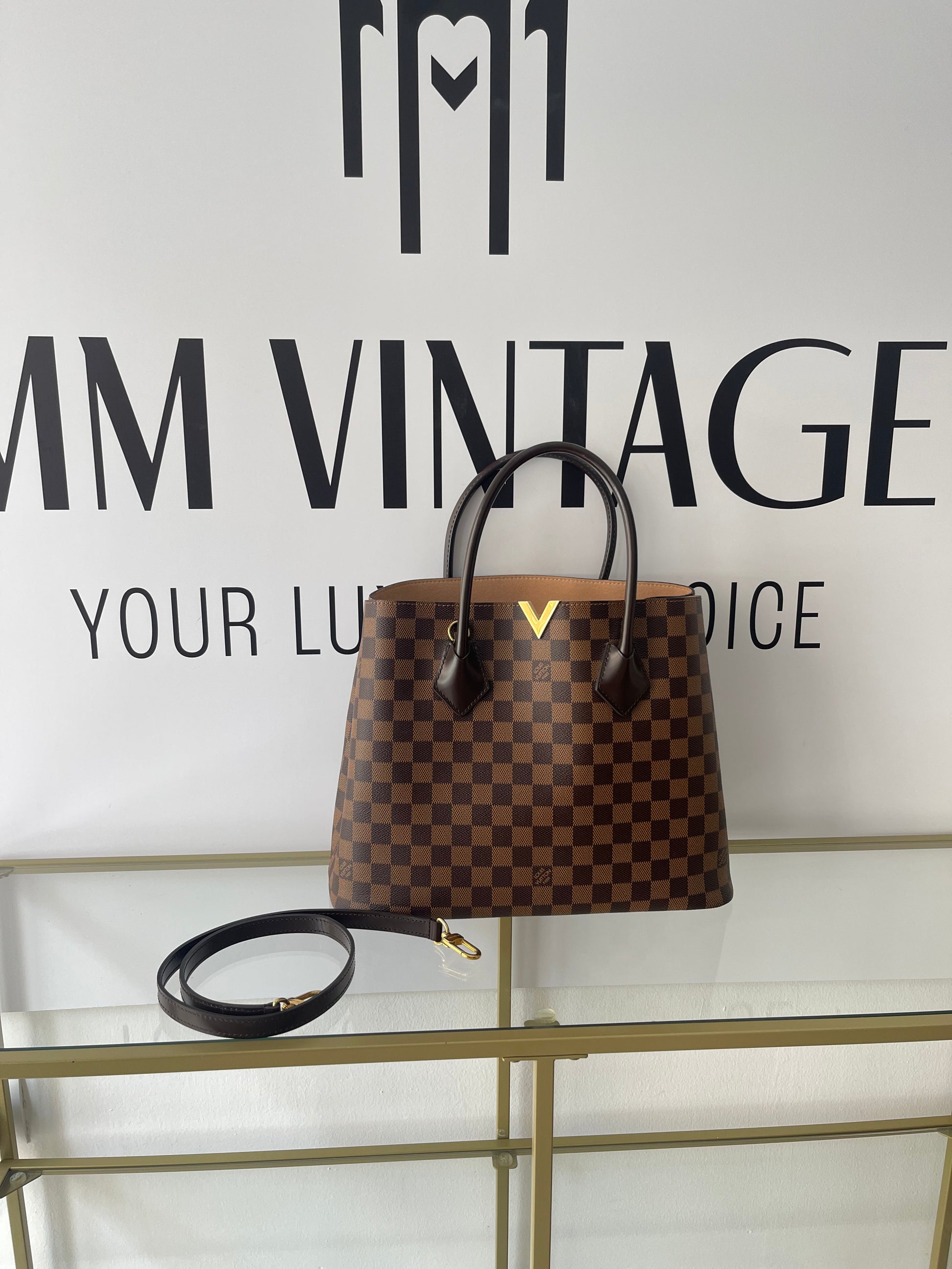 Borsa Kensington Damier Ebène Louis Vuitton