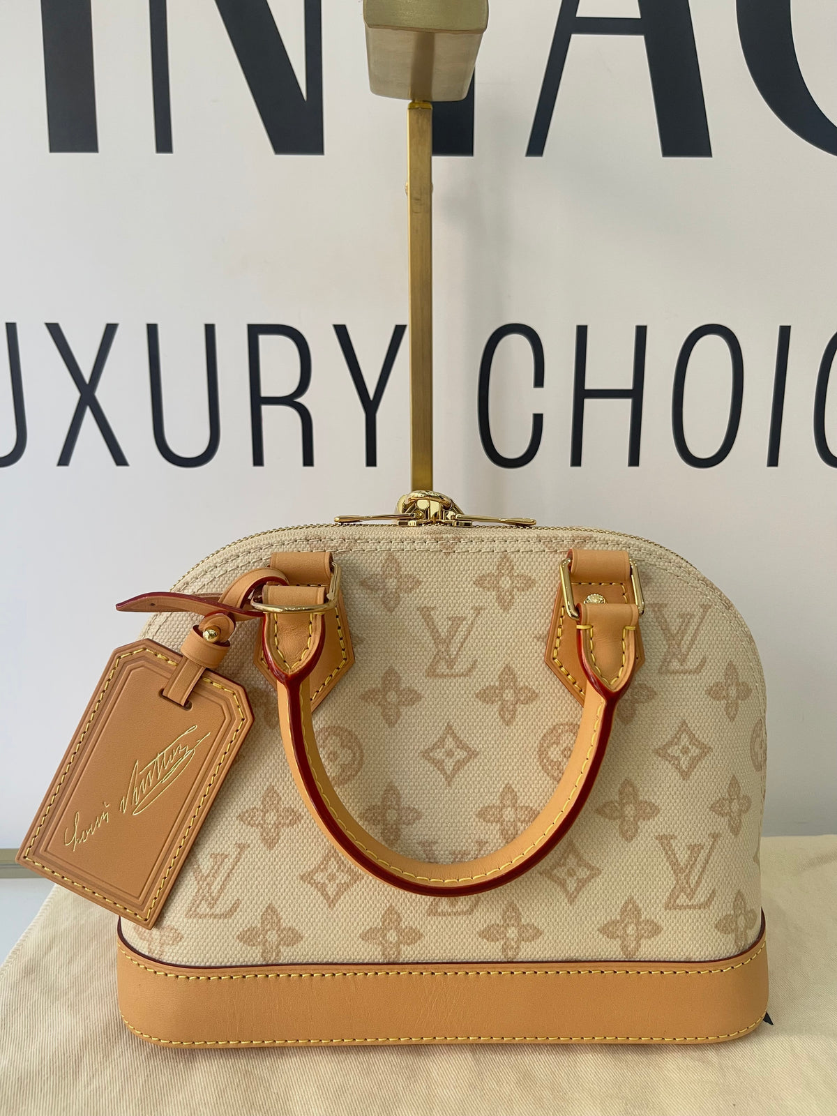 Borsa Alma BB Monogram Origine Lin Limited Edition Louis Vuitton