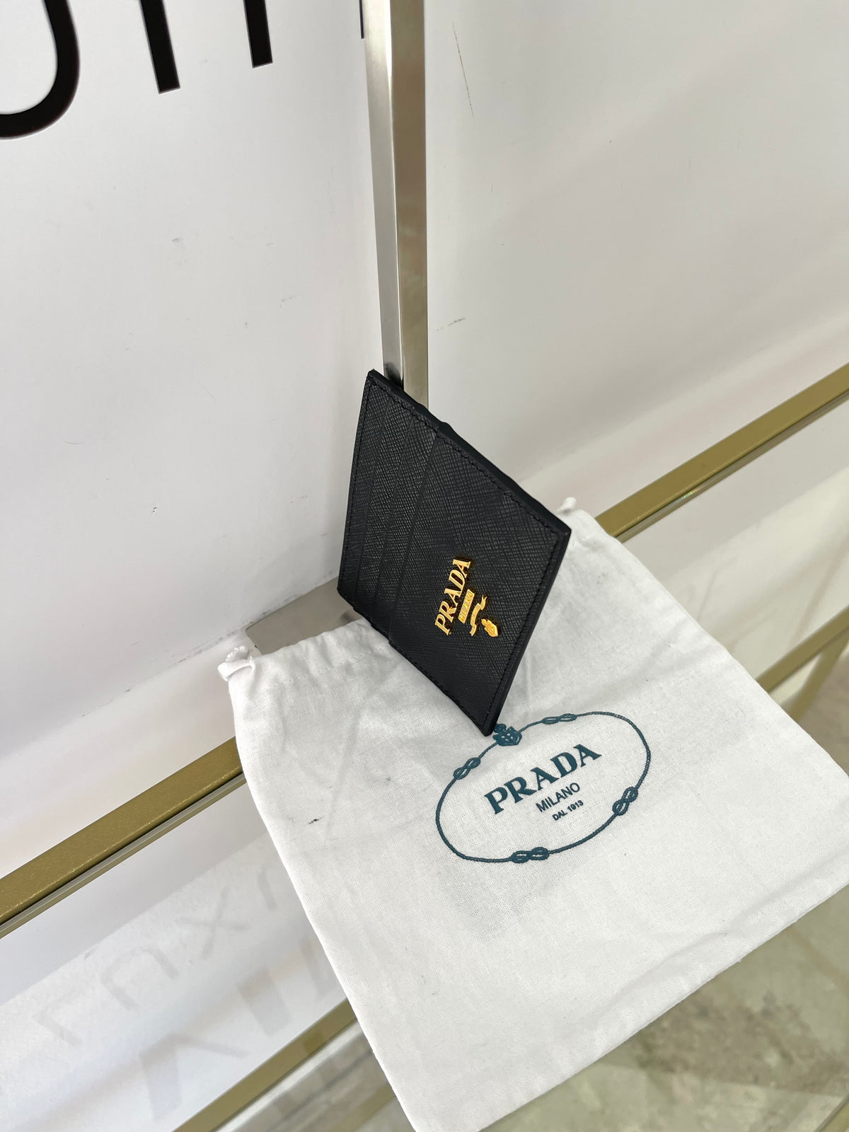 Portacarte in Saffiano Prada
