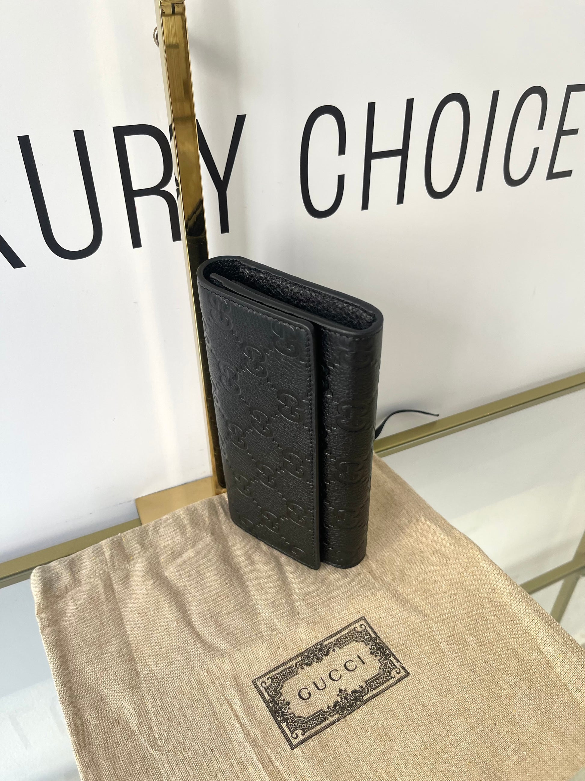 Portafoglio Continental GG Emblem Gucci