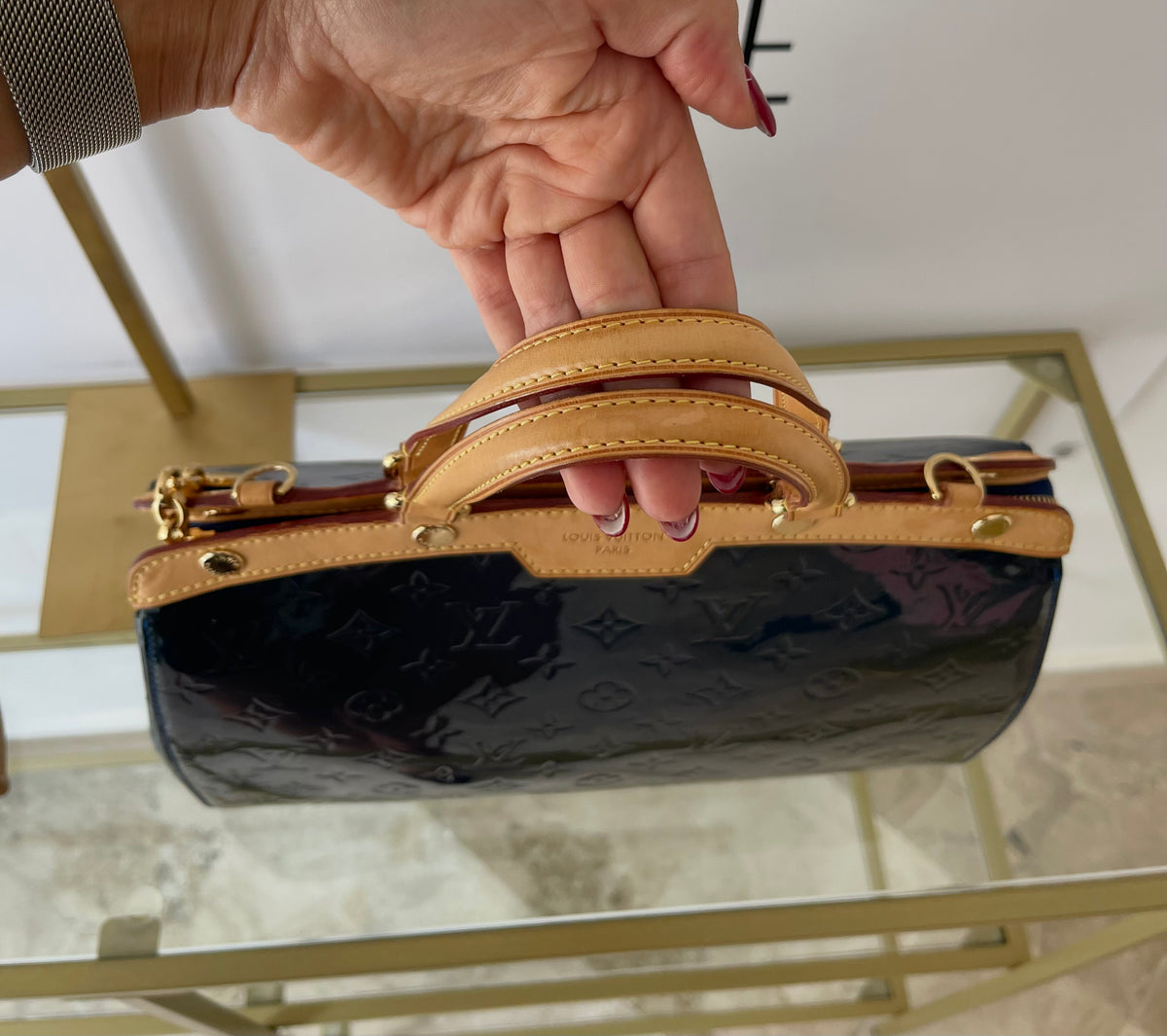 Borsa Bréa MM Monogram Vernis Louis Vuitton