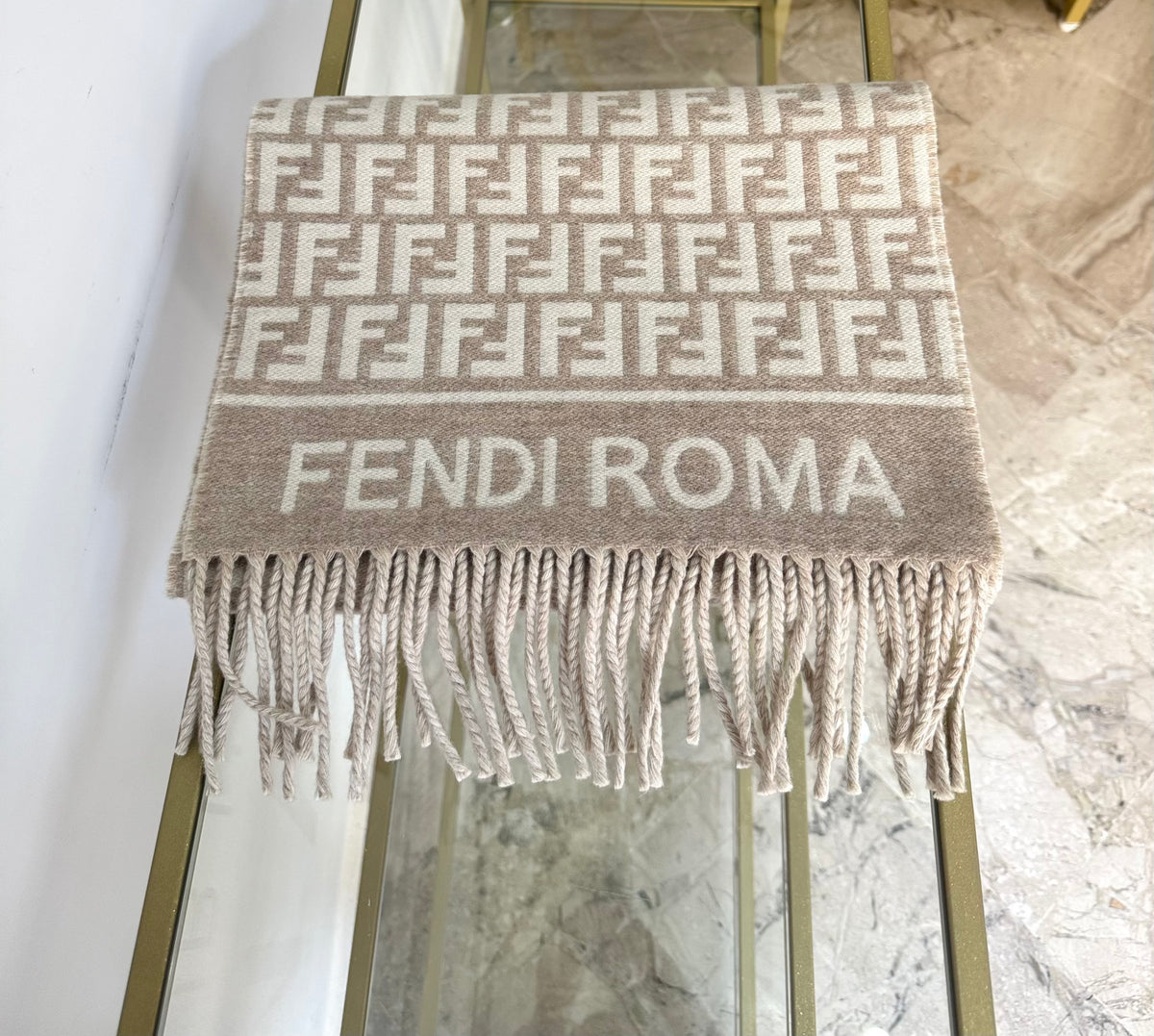 Sciarpa FF Jacquard Fendi