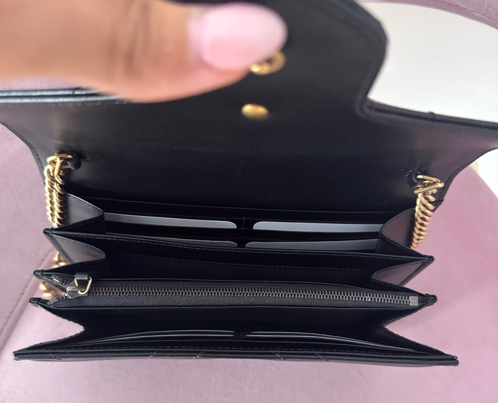Wallet On Chain Marmont GG Gucci