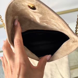 Pochette Cassandre in Suede Saint Laurent