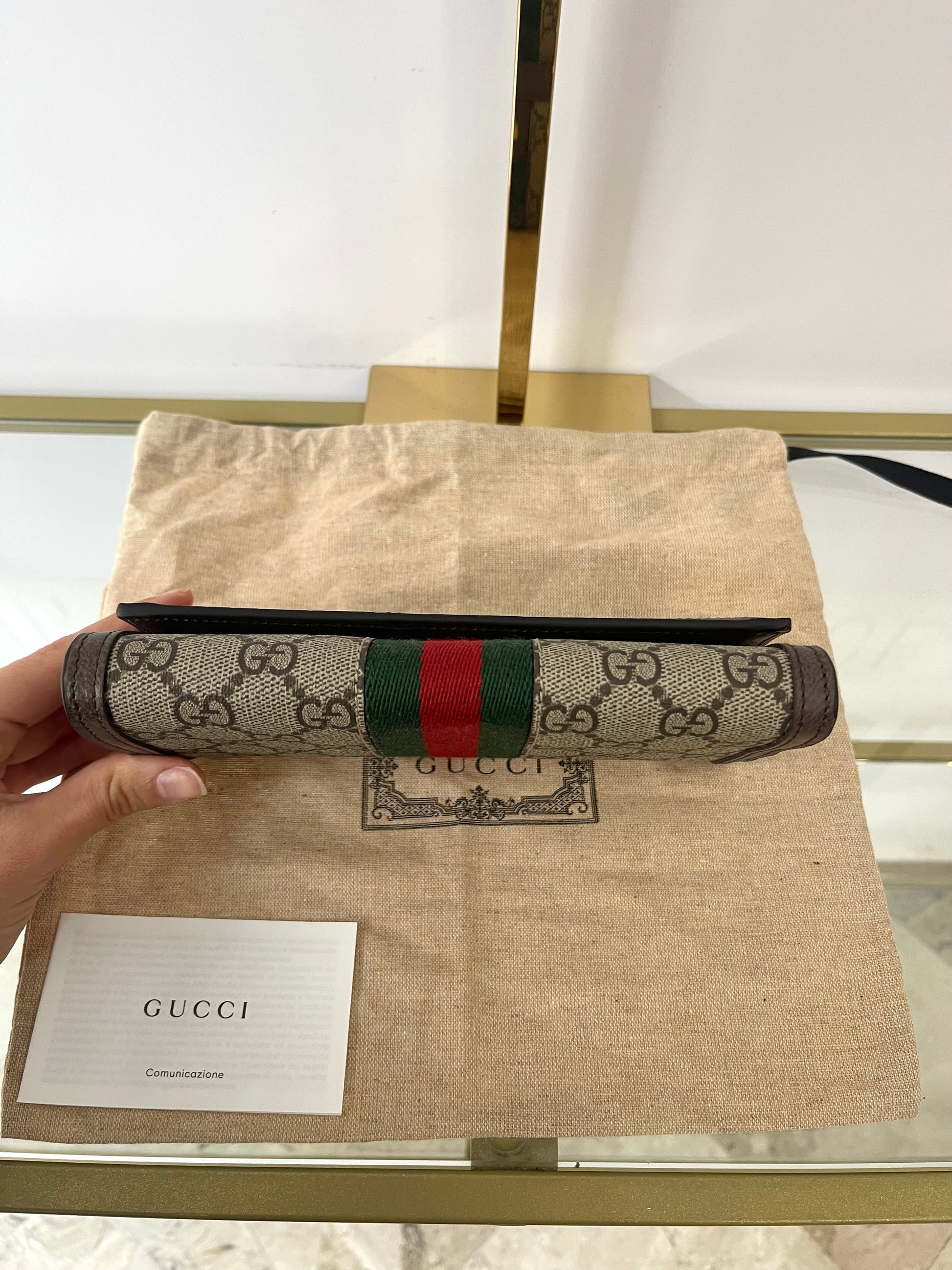 Portafoglio Continental Ophidia GG Gucci