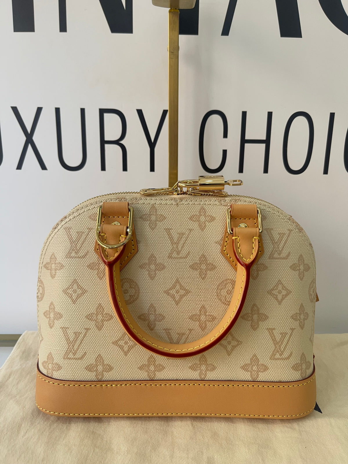 Borsa Alma BB Monogram Origine Lin Limited Edition Louis Vuitton