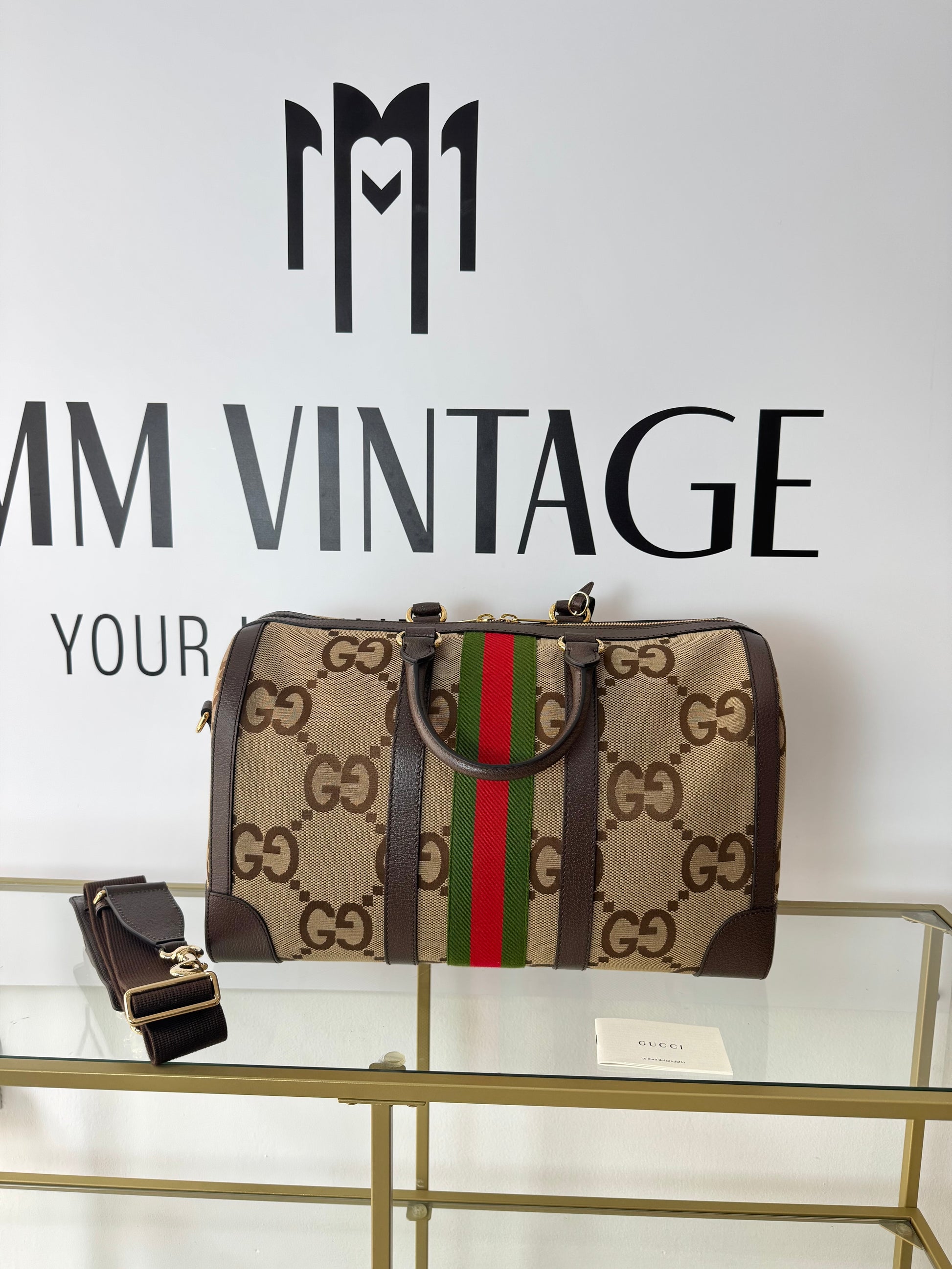 Borsone Savoy GG Jumbo Gucci