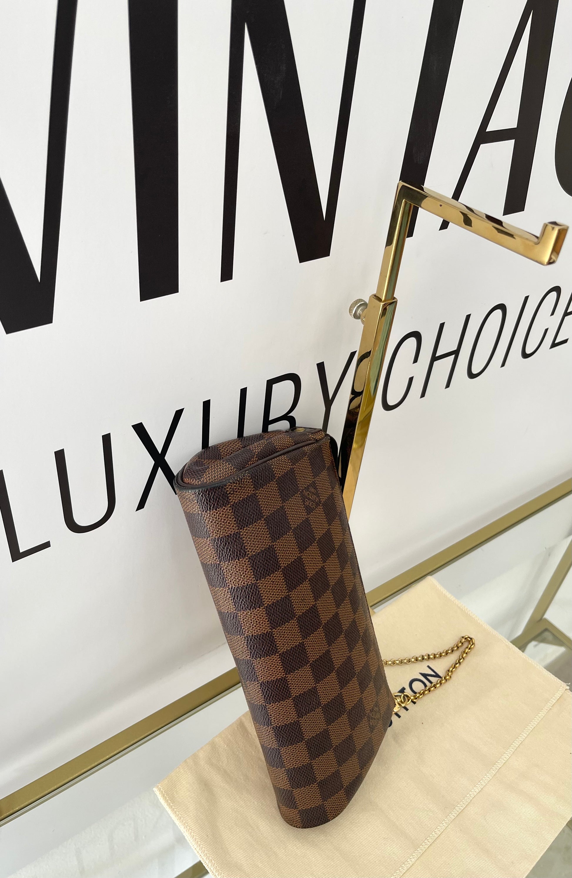 Borsa Eva Damier Ebène Louis Vuitton