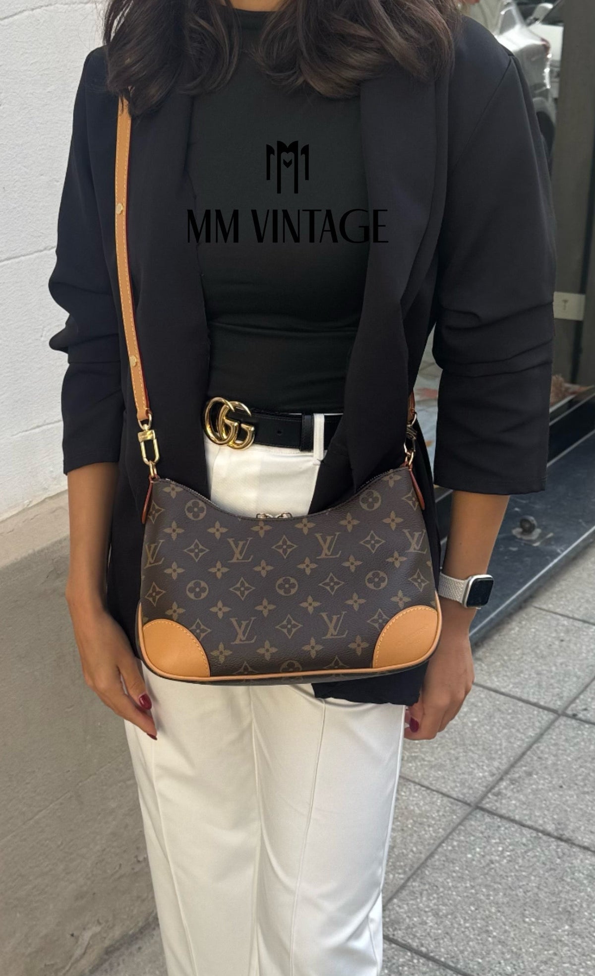 Borsa Boulogne PM Monogram Louis Vuitton