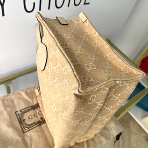 Borsa Shopping Ophidia in denim Gucci