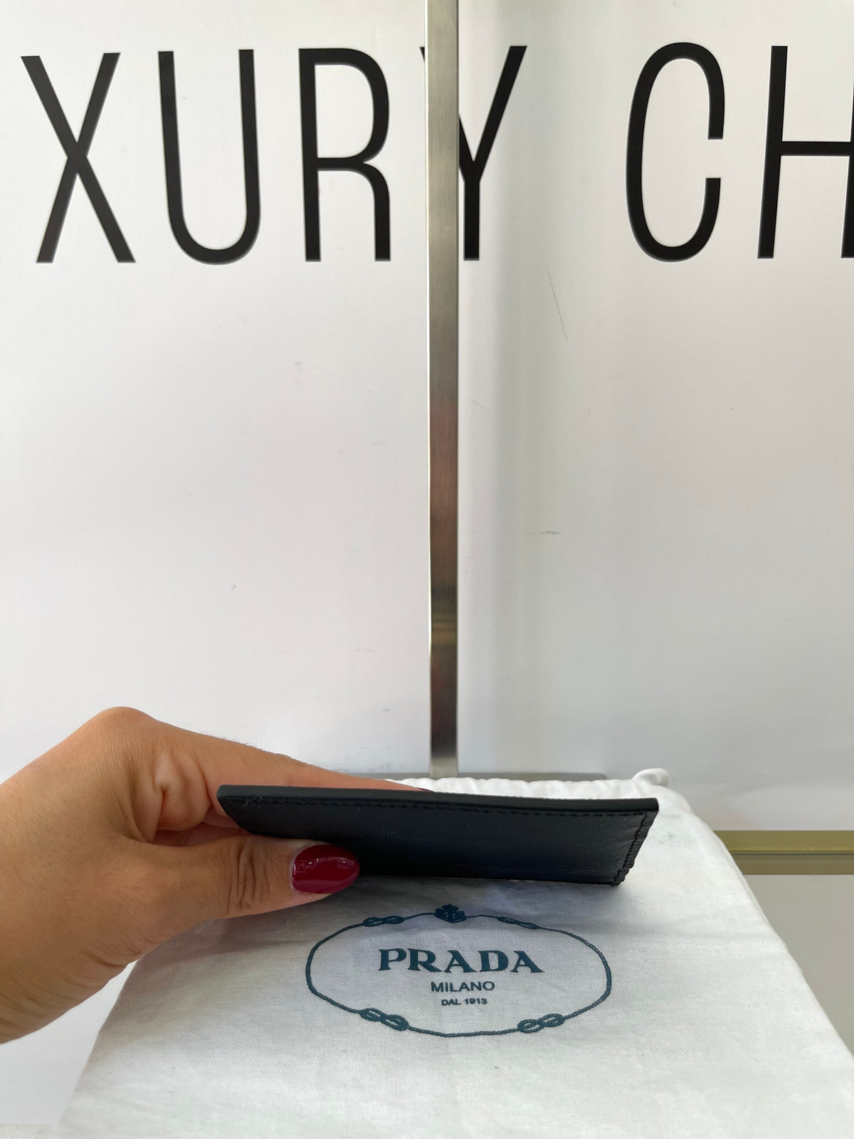 Portacarte in Saffiano Prada