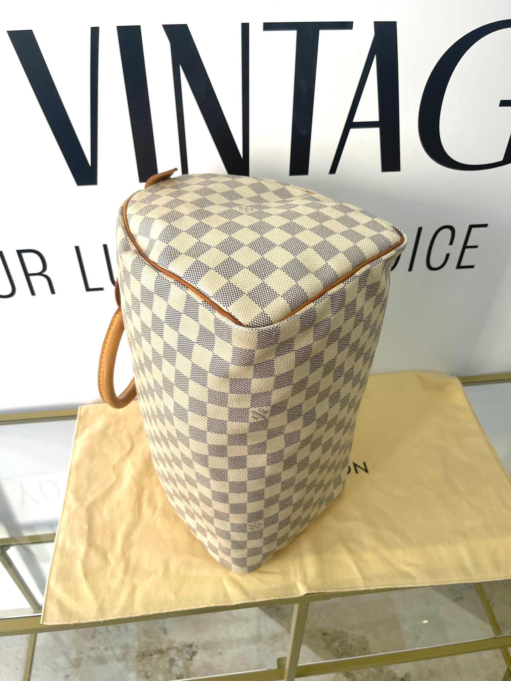 Borsa Speedy 35 Damier Azur Louis Vuitton