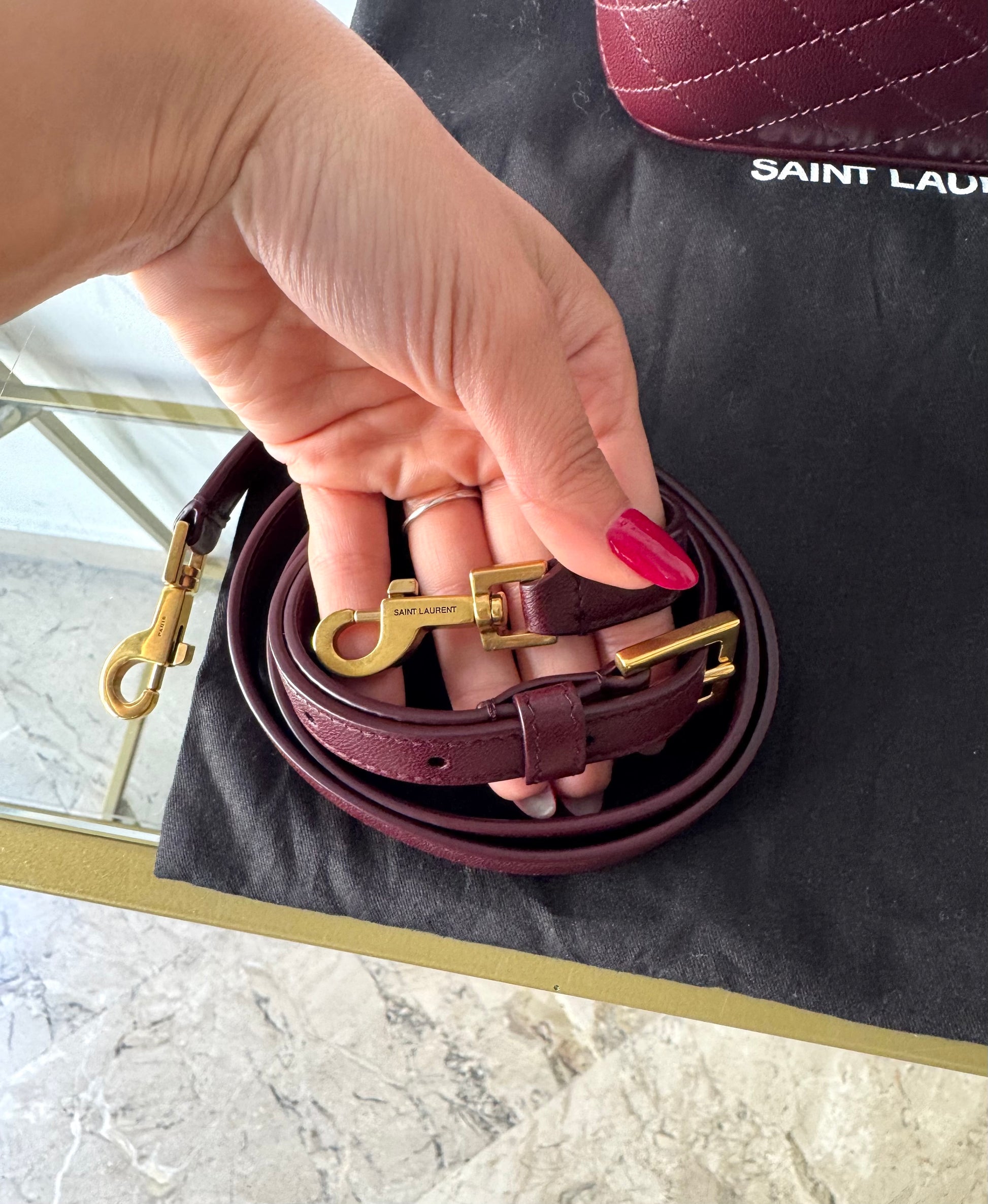 Borsa Gaby Vanity Medium Saint Laurent