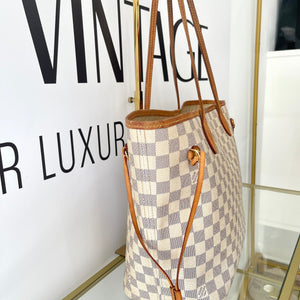 Borsa Neverfull MM  Damier Azur Louis Vuitton