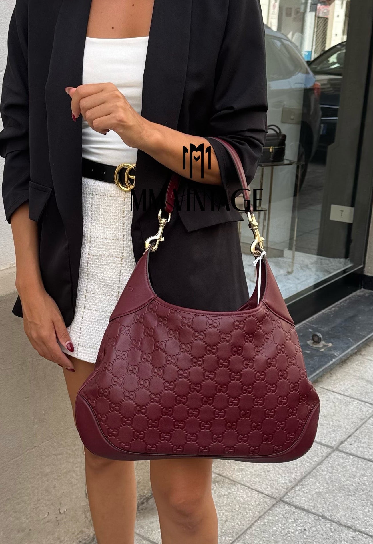 Borsa Hobo B Medium Gucci