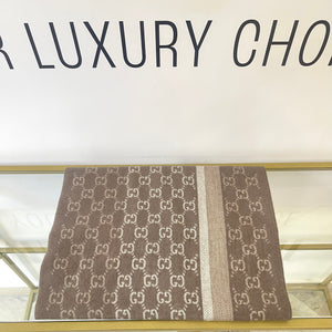 Sciarpa GG con frange Gucci