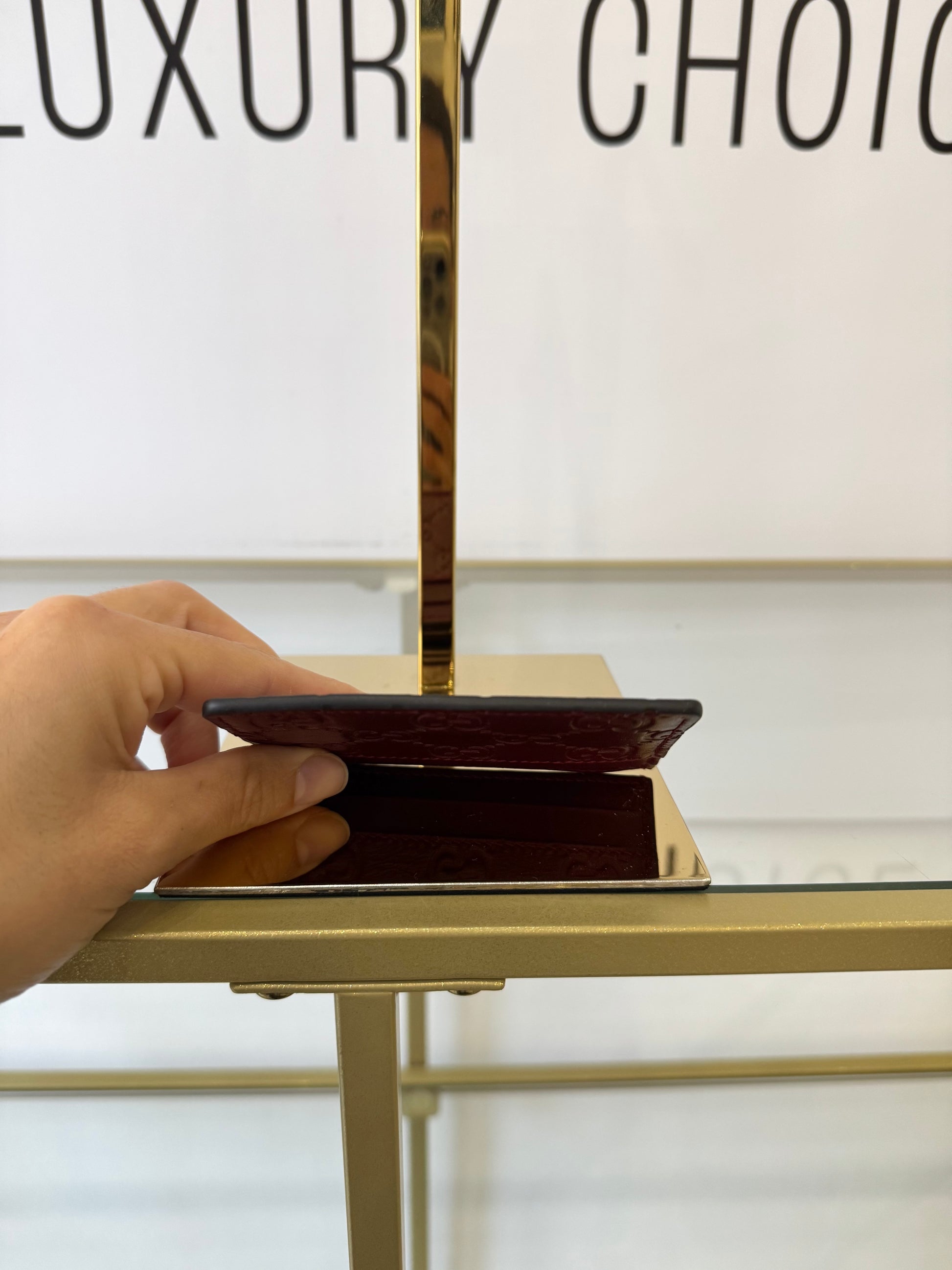 Portacarte GG Emblem Gucci