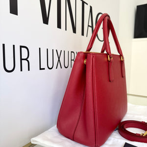 Borsa Galleria Large in Saffiano Prada