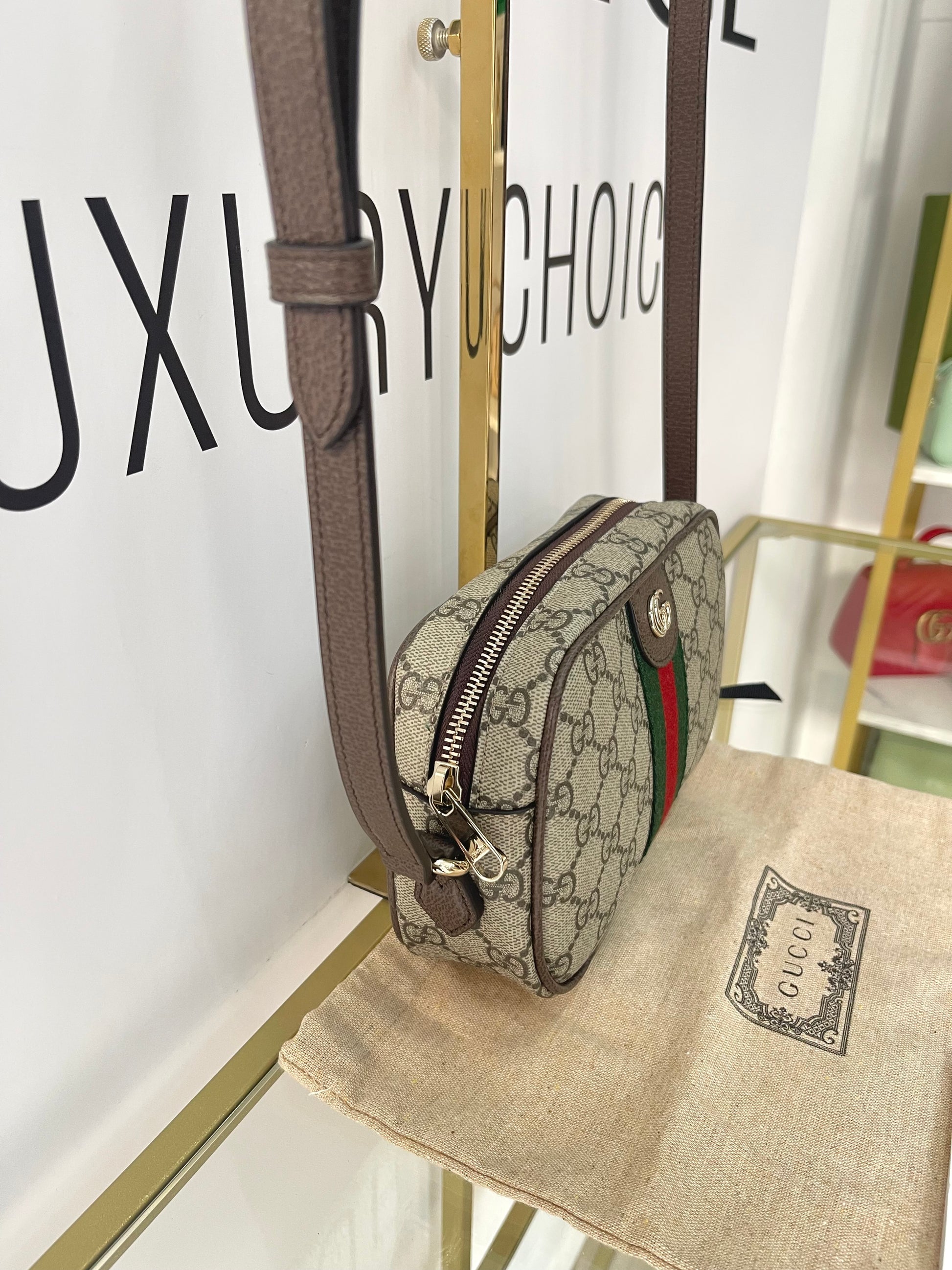 Borsa Camera Bag Ophidia GG Supreme Gucci