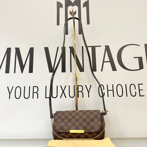 Borsa Favorite PM Damier Ébène Louis Vuitton