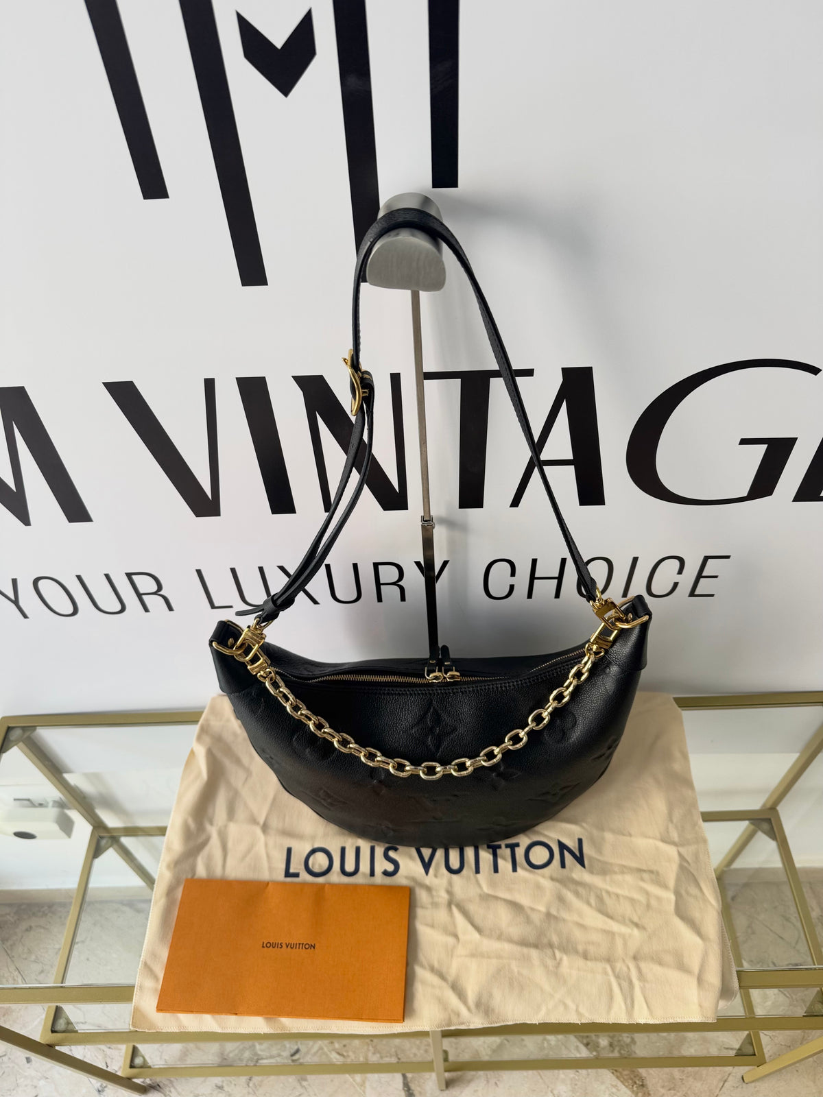 Borsa Loop Hobo Monogram Empreinte Louis Vuitton