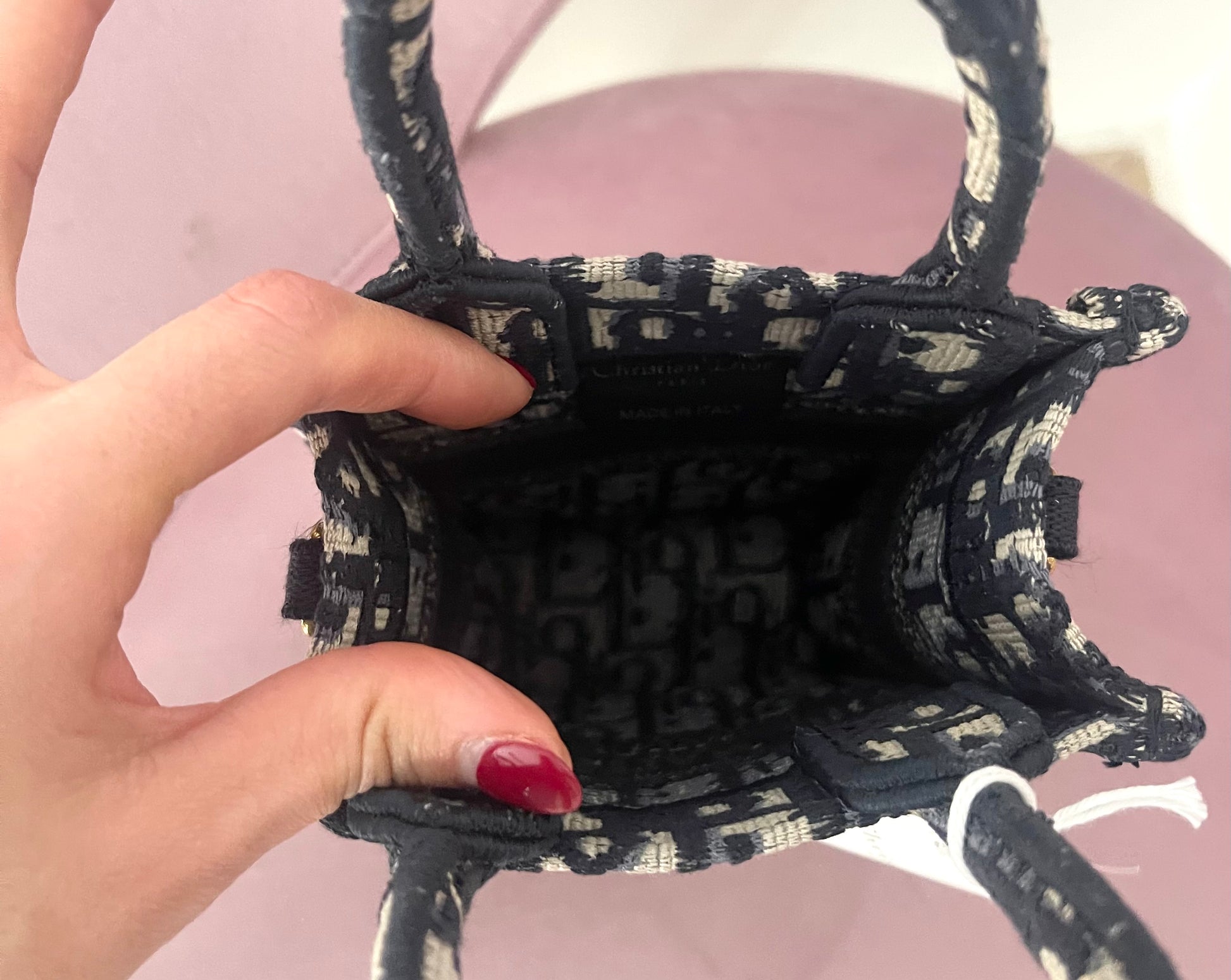 Borsa Dior Book Tote Mini Christian Dior