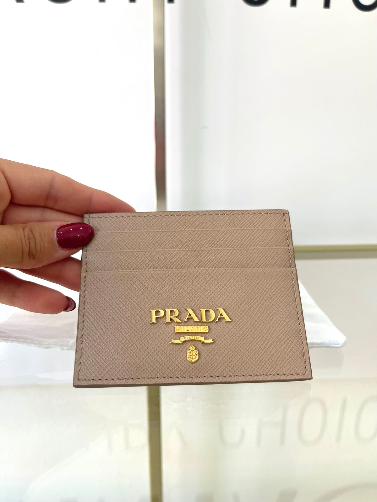 Portacarte in Saffiano Prada
