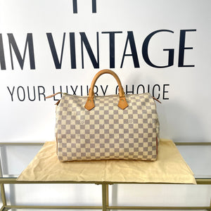 Borsa Speedy 35 Damier Azur Louis Vuitton