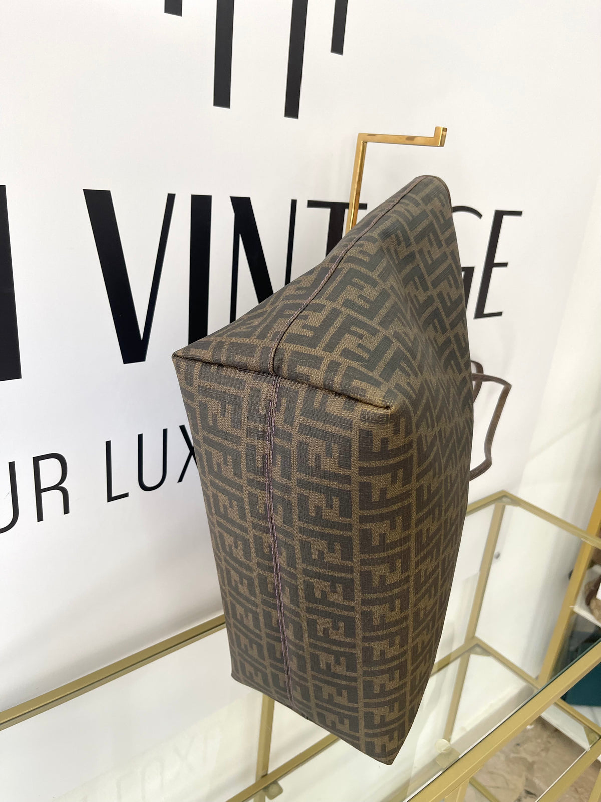 Borsa Shopping Roll FF Zucca Fendi