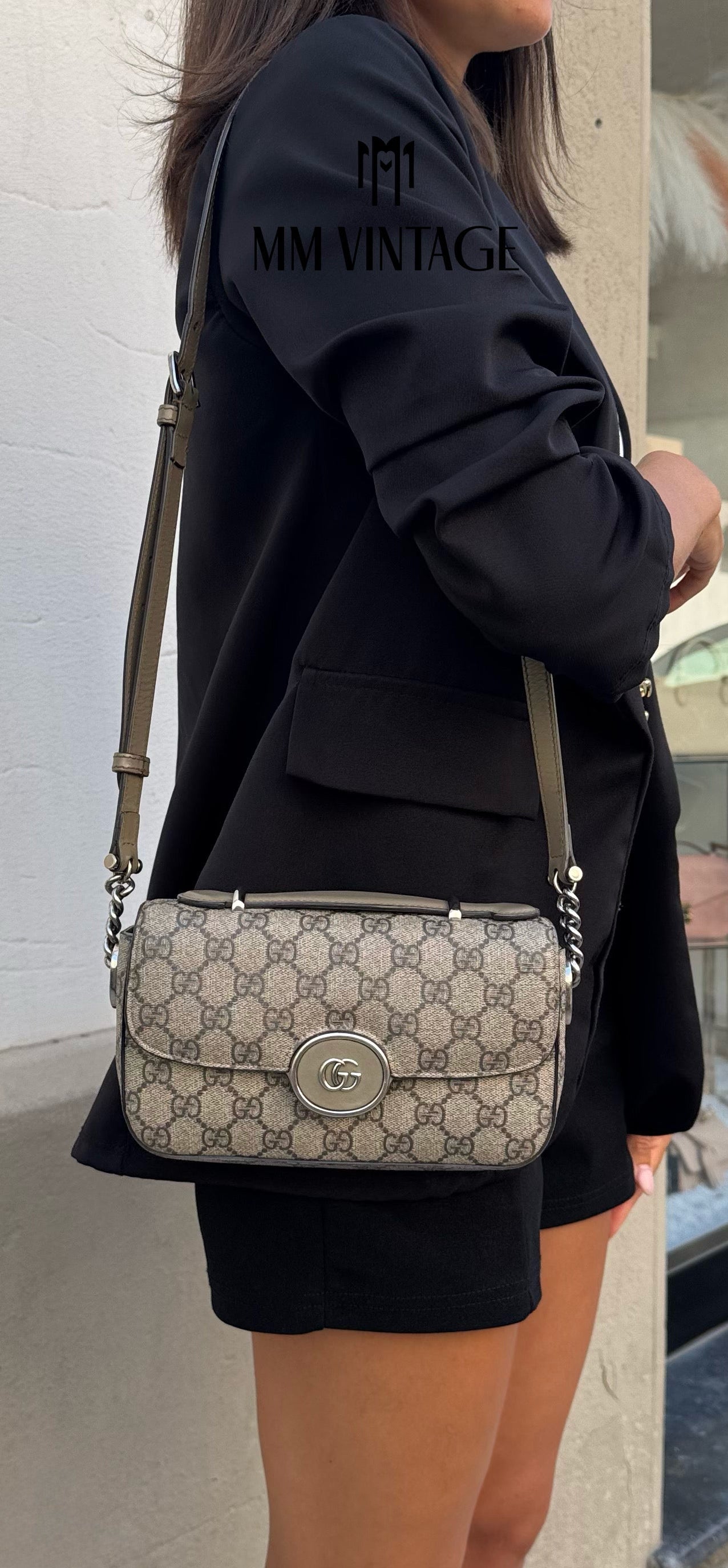 Borsa Petite GG Supreme Gucci