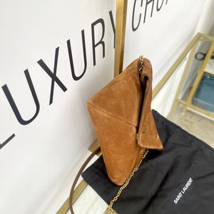 Pochette Cassandre in Suede Saint Laurent